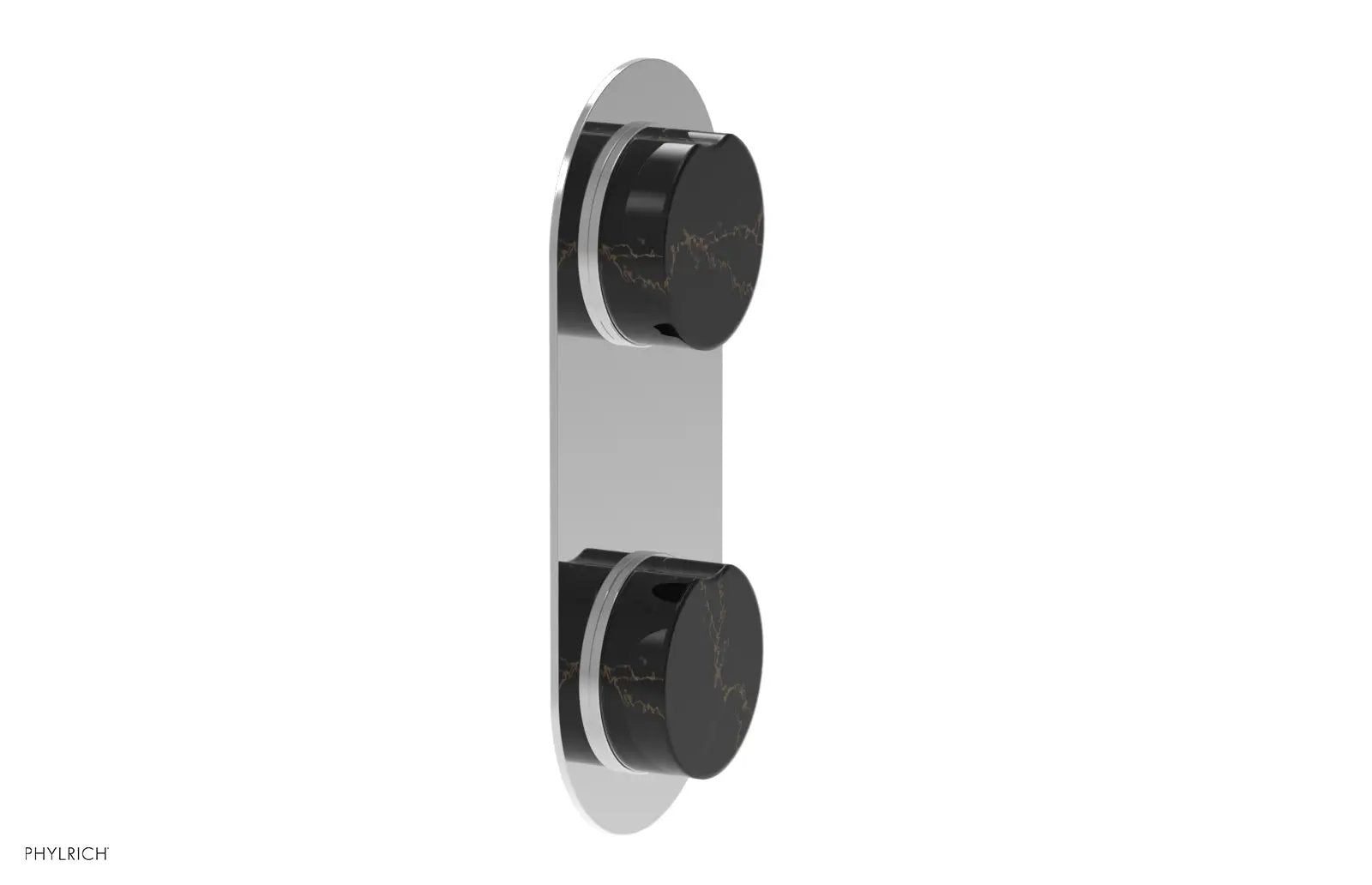 polished chrome valve