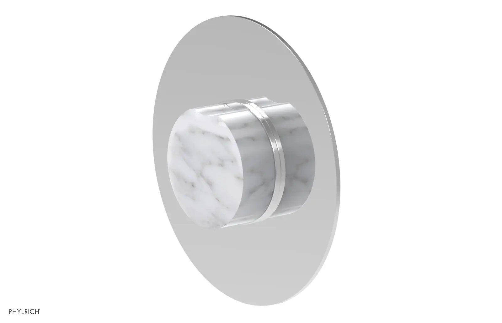 polished chrome shower plate