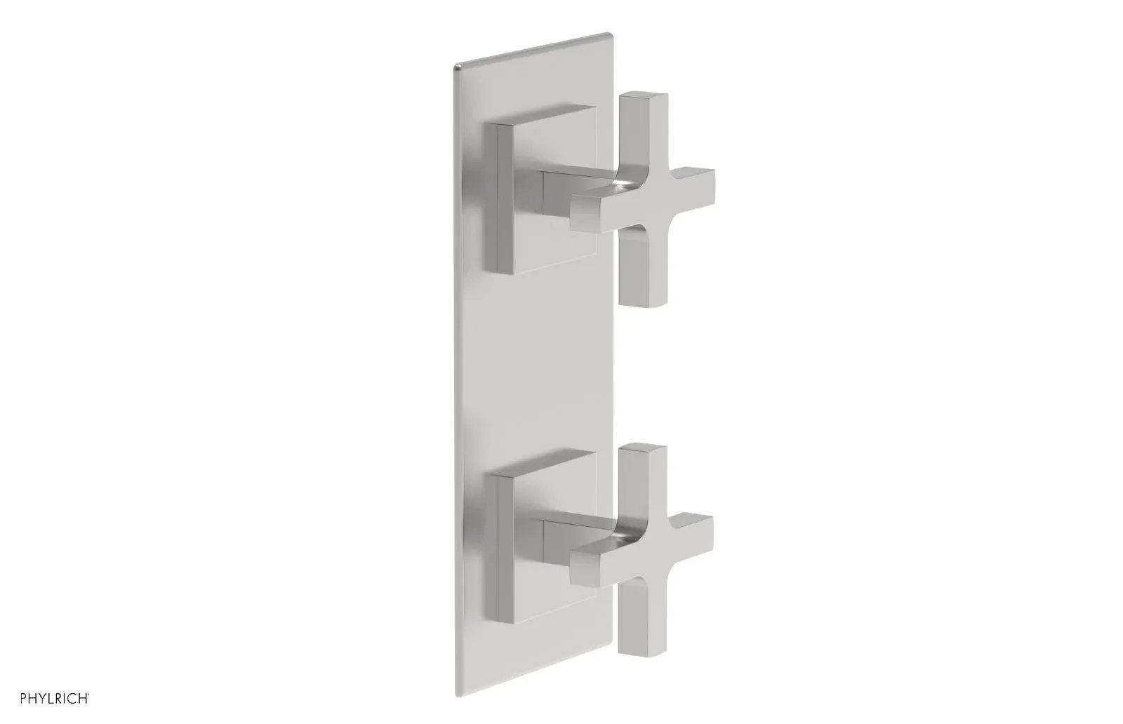 Phylrich CROI Thermostatic Valve with Volume Control or Diverter - Cross Handles by Phylrich