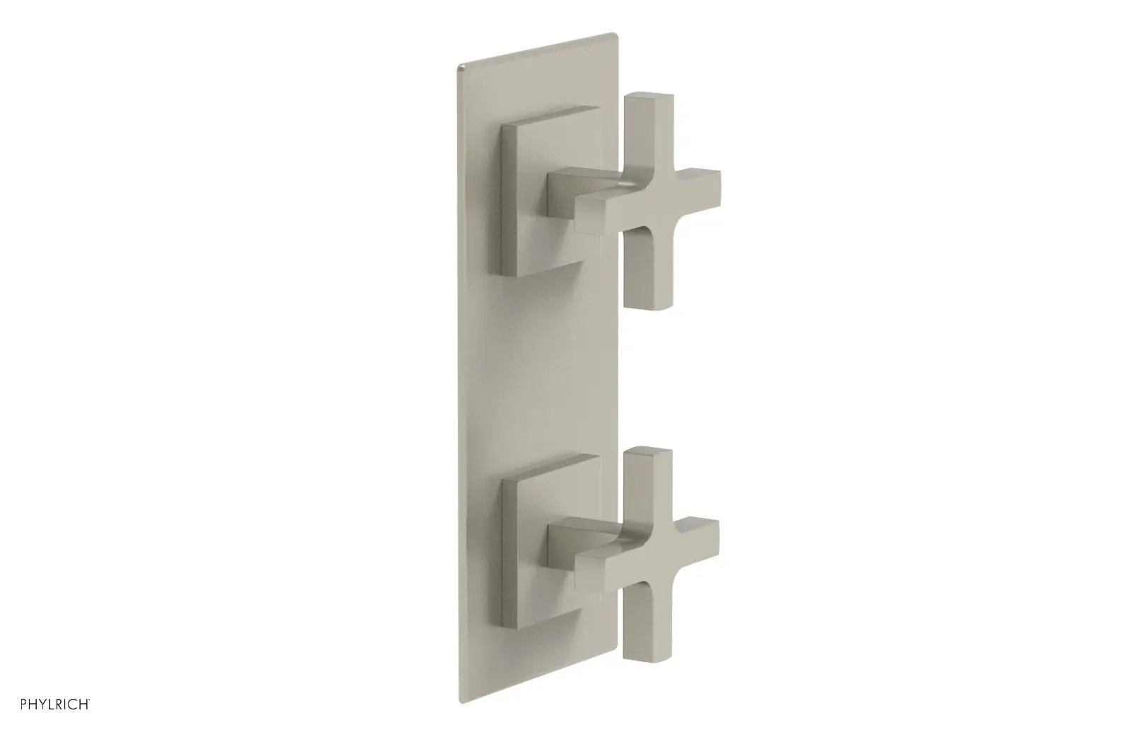 Phylrich CROI Thermostatic Valve with Volume Control or Diverter - Cross Handles by Phylrich