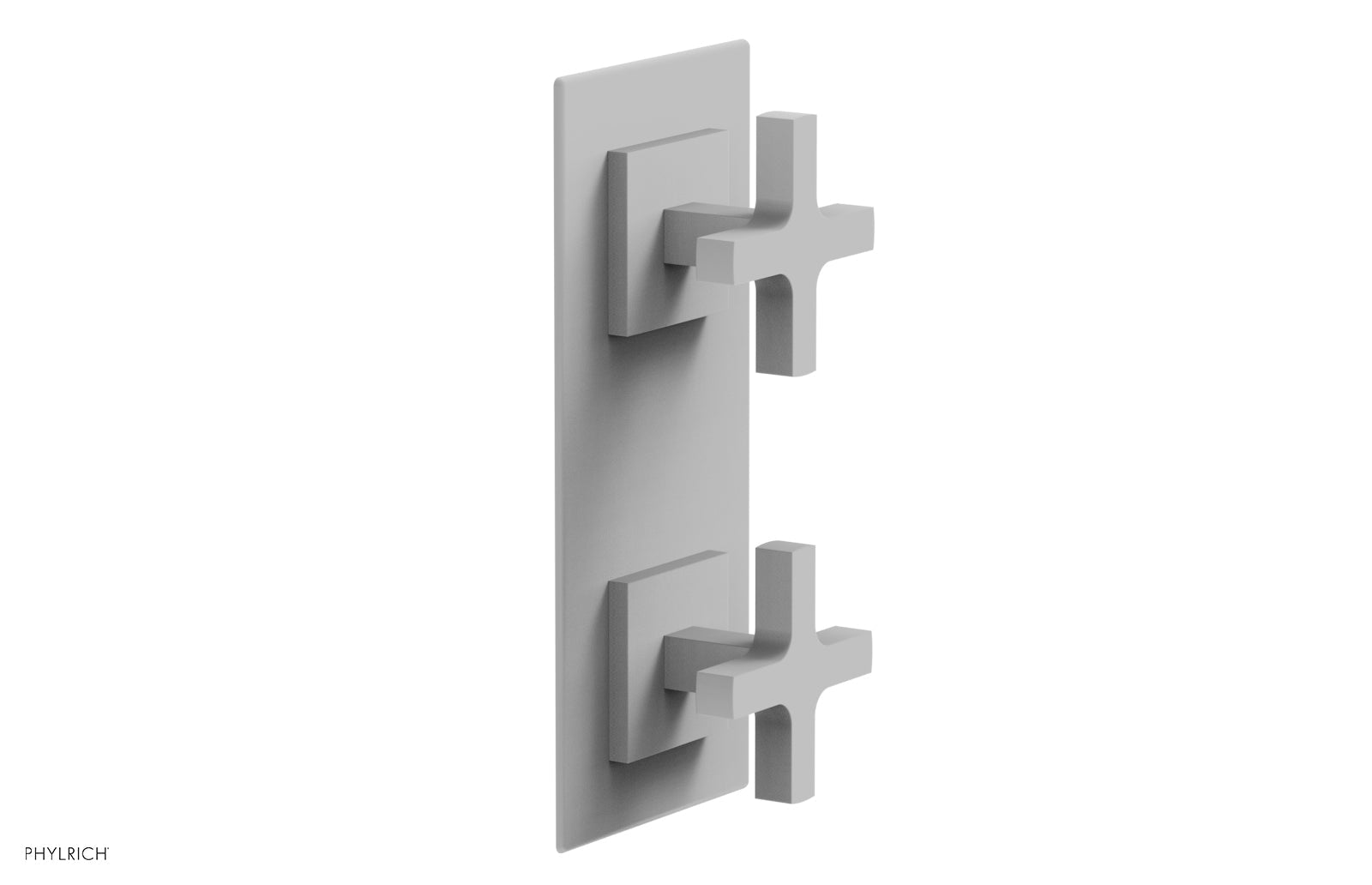 Phylrich CROI Thermostatic Valve with Volume Control or Diverter - Cross Handles by Phylrich