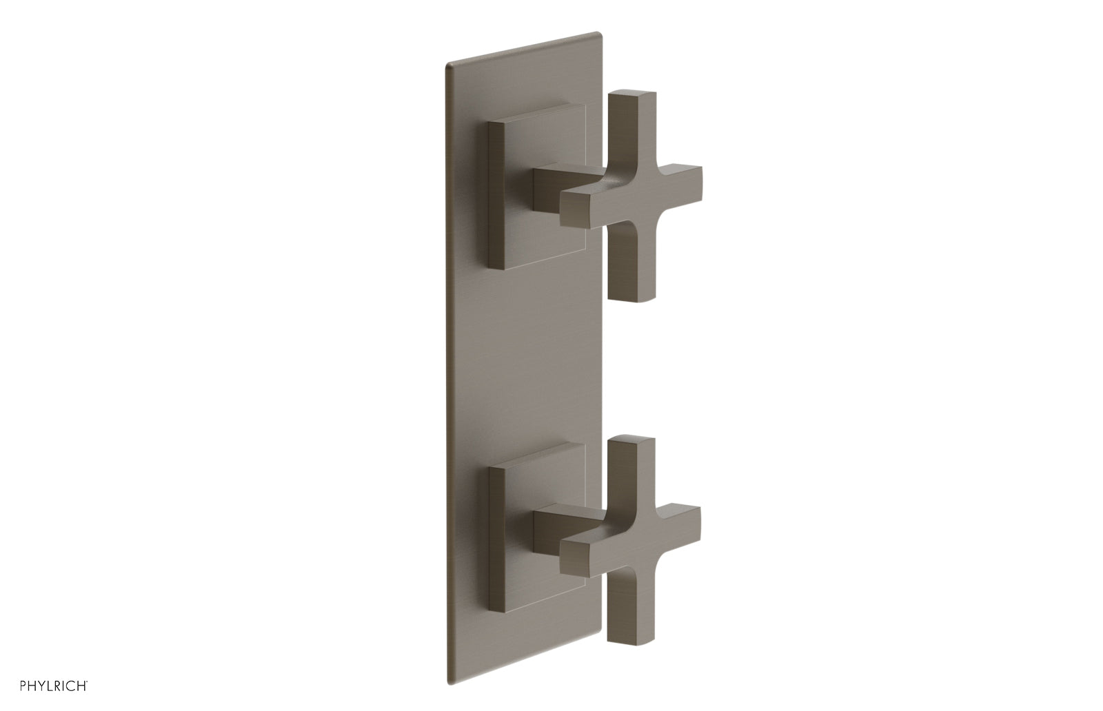 Phylrich CROI Thermostatic Valve with Volume Control or Diverter - Cross Handles by Phylrich