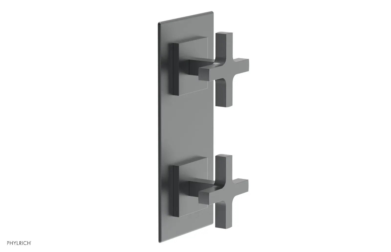Phylrich CROI Thermostatic Valve with Volume Control or Diverter - Cross Handles by Phylrich
