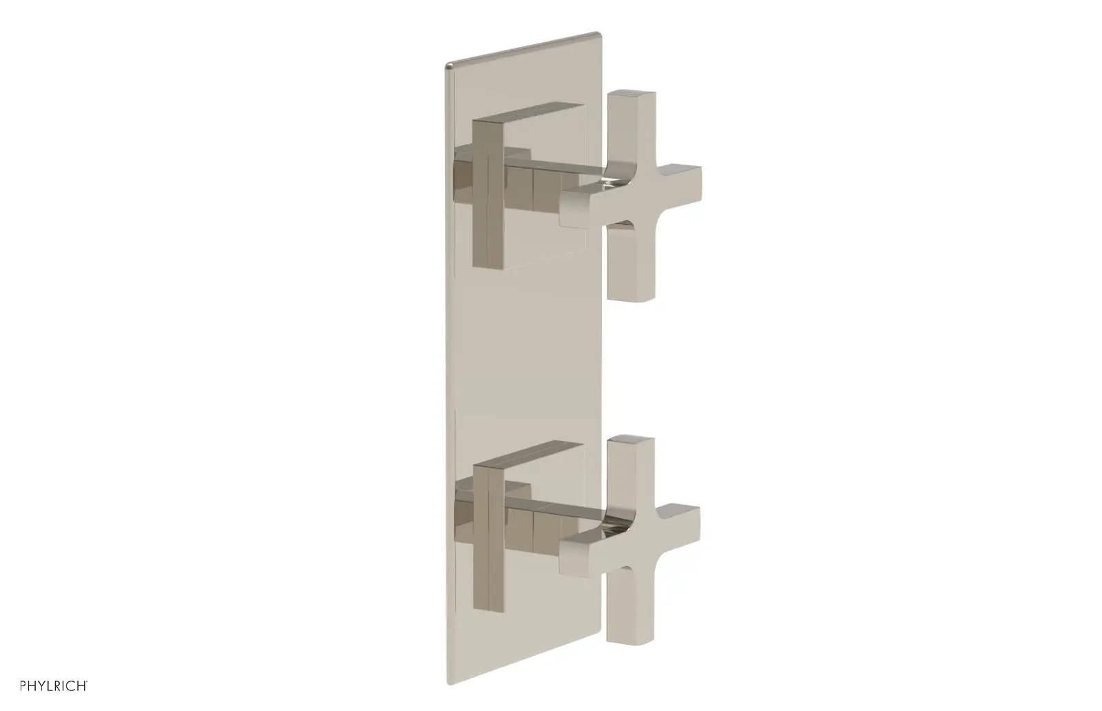 Phylrich CROI Thermostatic Valve with Volume Control or Diverter - Cross Handles by Phylrich