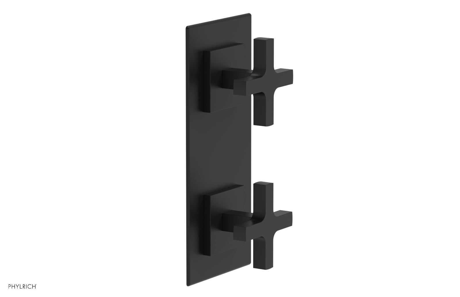 Phylrich CROI Thermostatic Valve with Volume Control or Diverter - Cross Handles by Phylrich