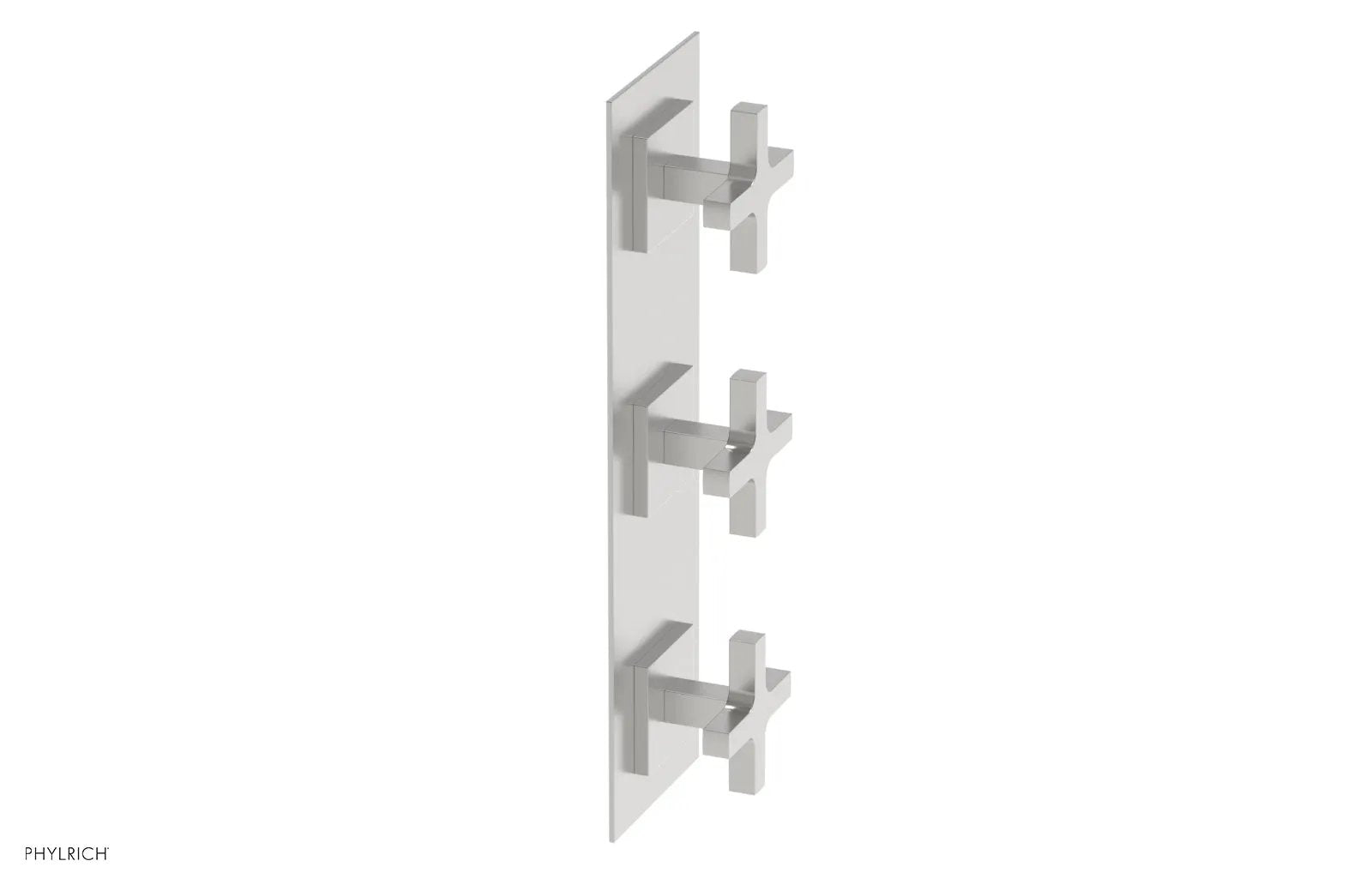Phylrich CROI Thermostatic Valve with Two Volume Control - Cross Handles by Phylrich