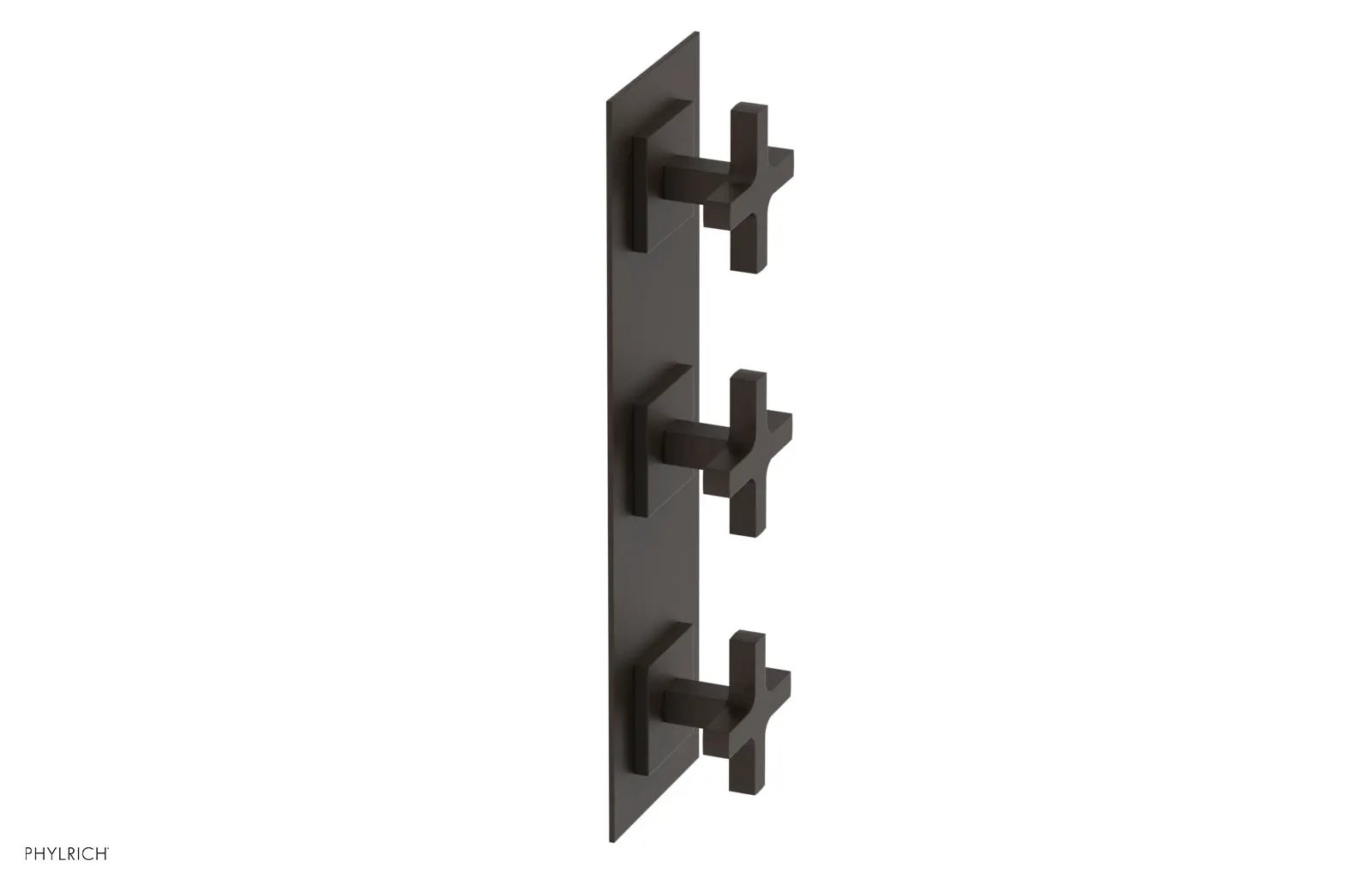 Phylrich CROI Thermostatic Valve with Two Volume Control - Cross Handles by Phylrich