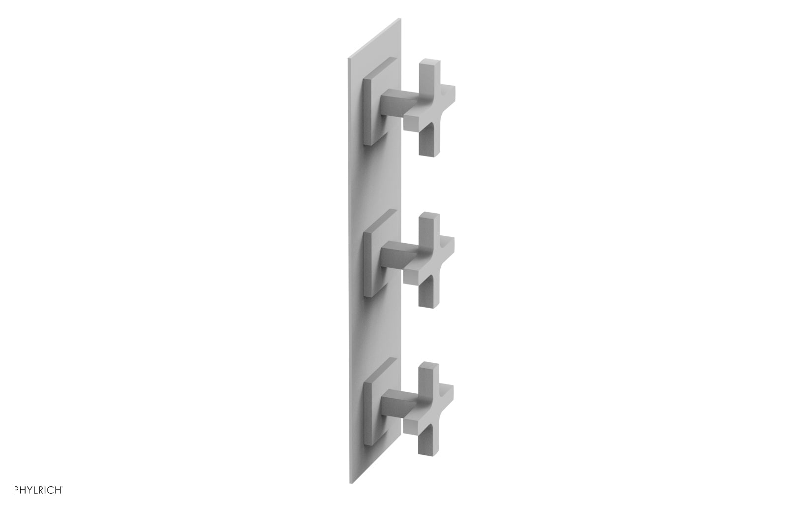 Phylrich CROI Thermostatic Valve with Two Volume Control - Cross Handles