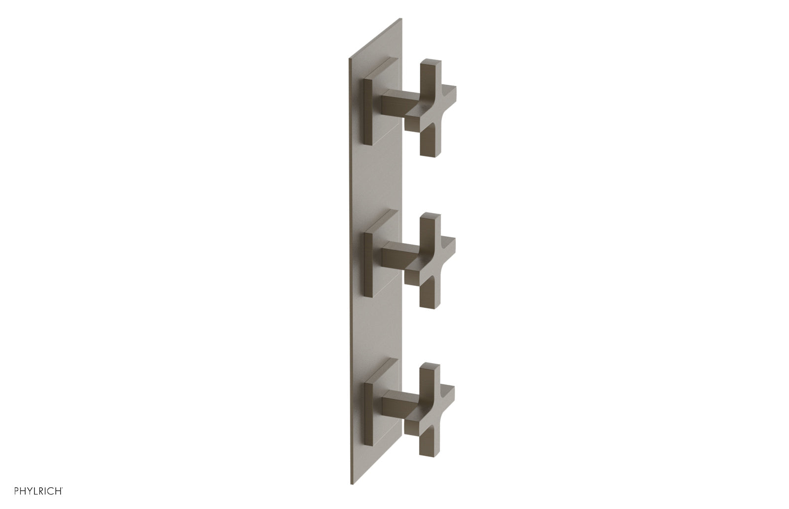 Phylrich CROI Thermostatic Valve with Two Volume Control - Cross Handles by Phylrich