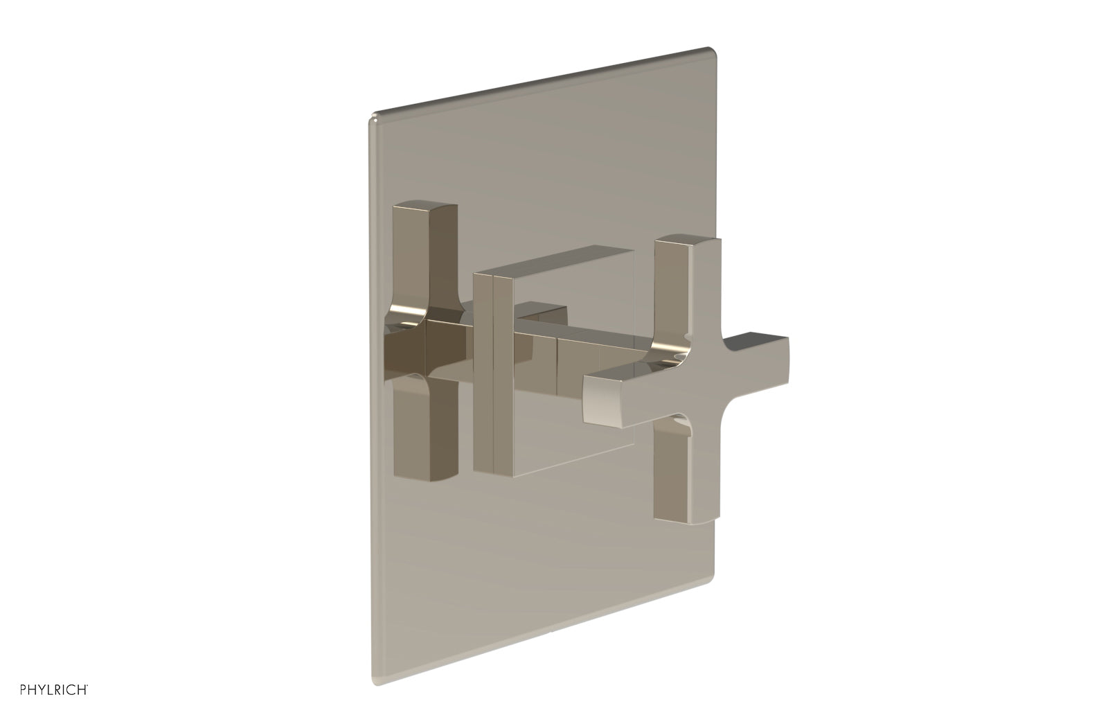 Phylrich CROI Pressure Balance Shower Plate & Cross Handle Trim