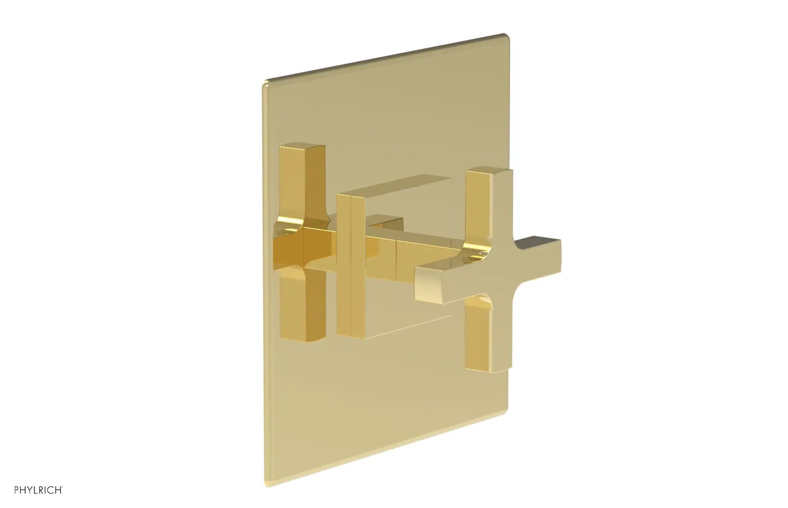 Phylrich CROI Pressure Balance Shower Plate & Cross Handle Trim by Phylrich