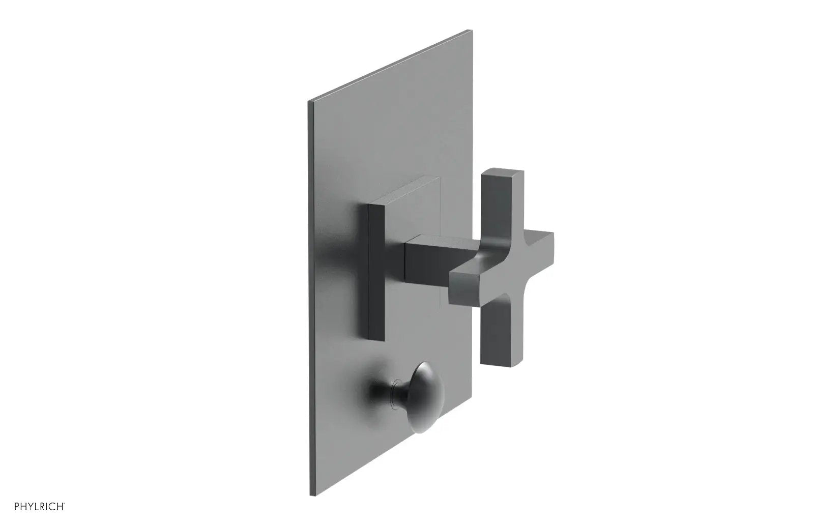 Phylrich CROI Pressure Balance Shower Plate with Diverter and Cross Handle Trim Set by Phylrich