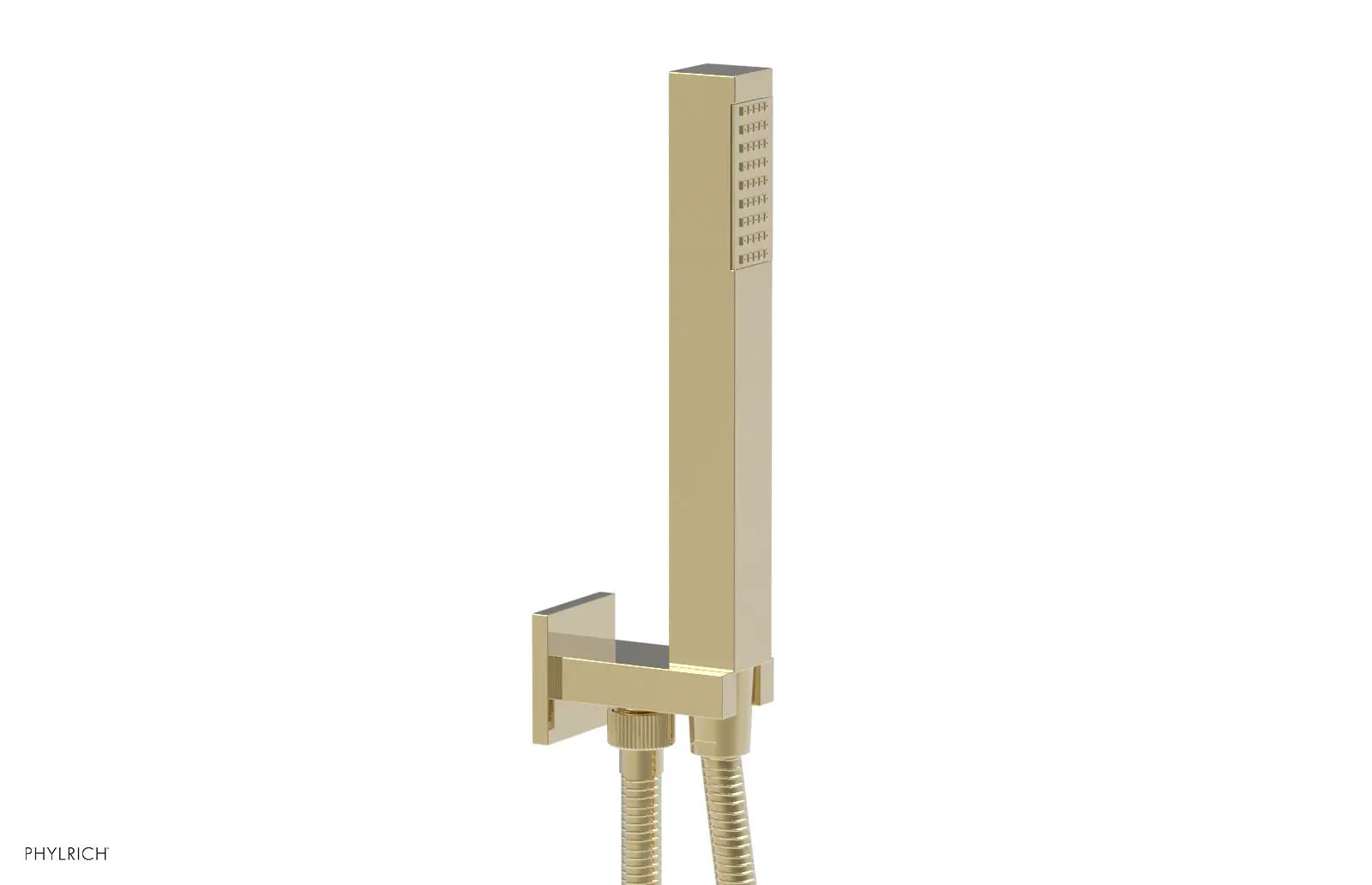 Phylrich CROI Square Hand Shower with Connector & Hose by Phylrich