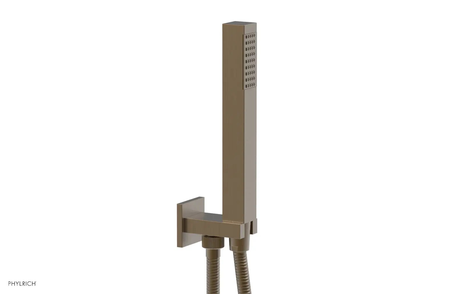 Phylrich CROI Square Hand Shower with Connector & Hose by Phylrich