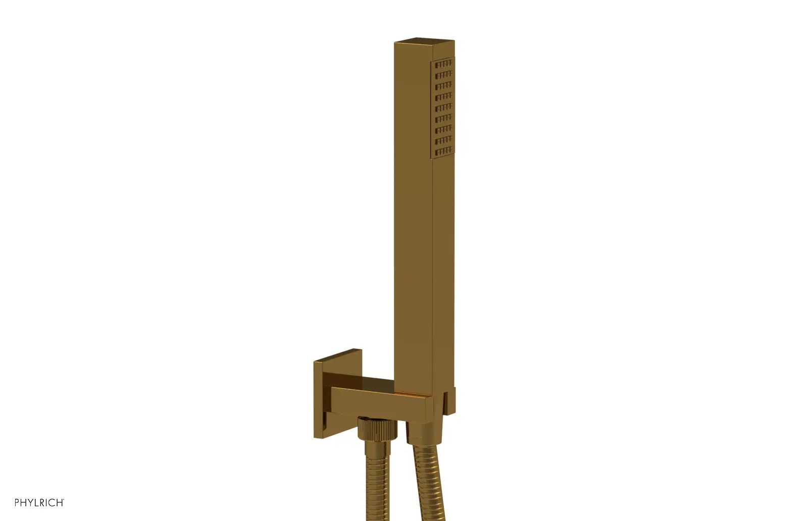 Phylrich CROI Square Hand Shower with Connector & Hose by Phylrich