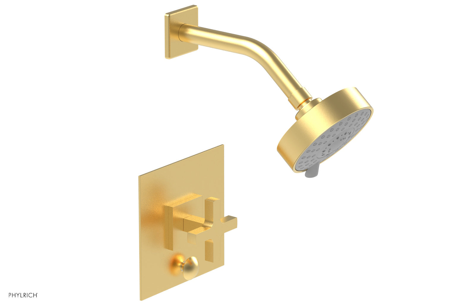 Phylrich CROI Pressure Balance Shower and Diverter Set (Less Spout), Cross Handle by Phylrich