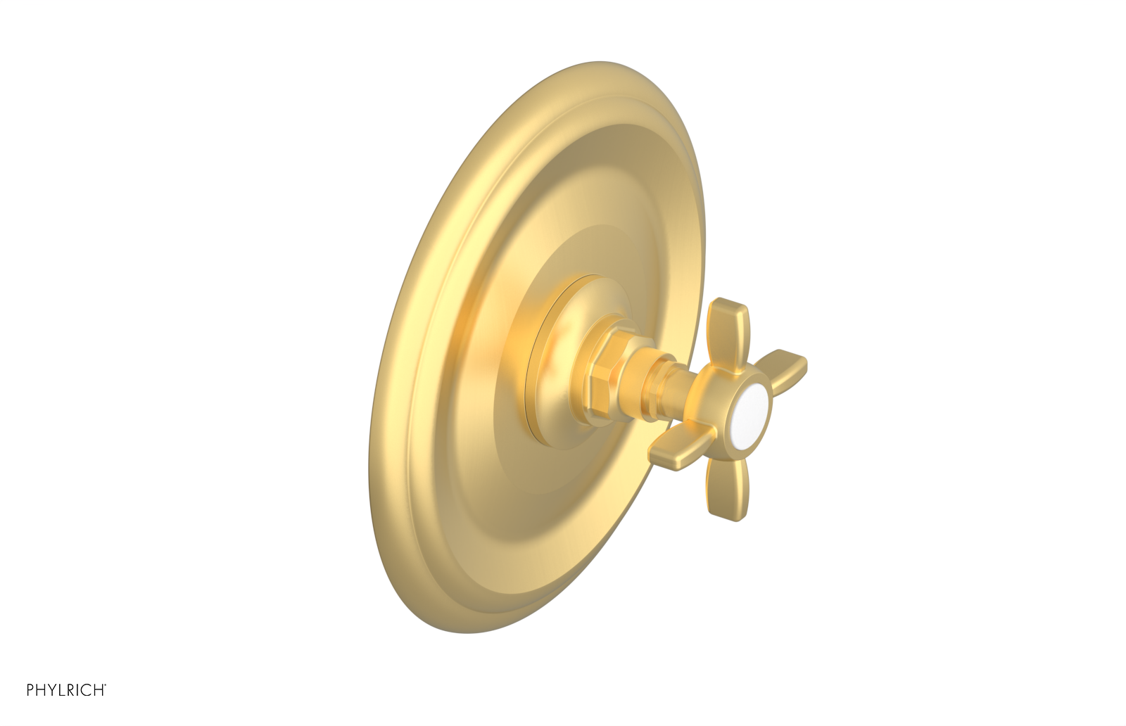 Phylrich Jamestown Thermostatic or Pressure Balance Shower Plate and Handle Trim