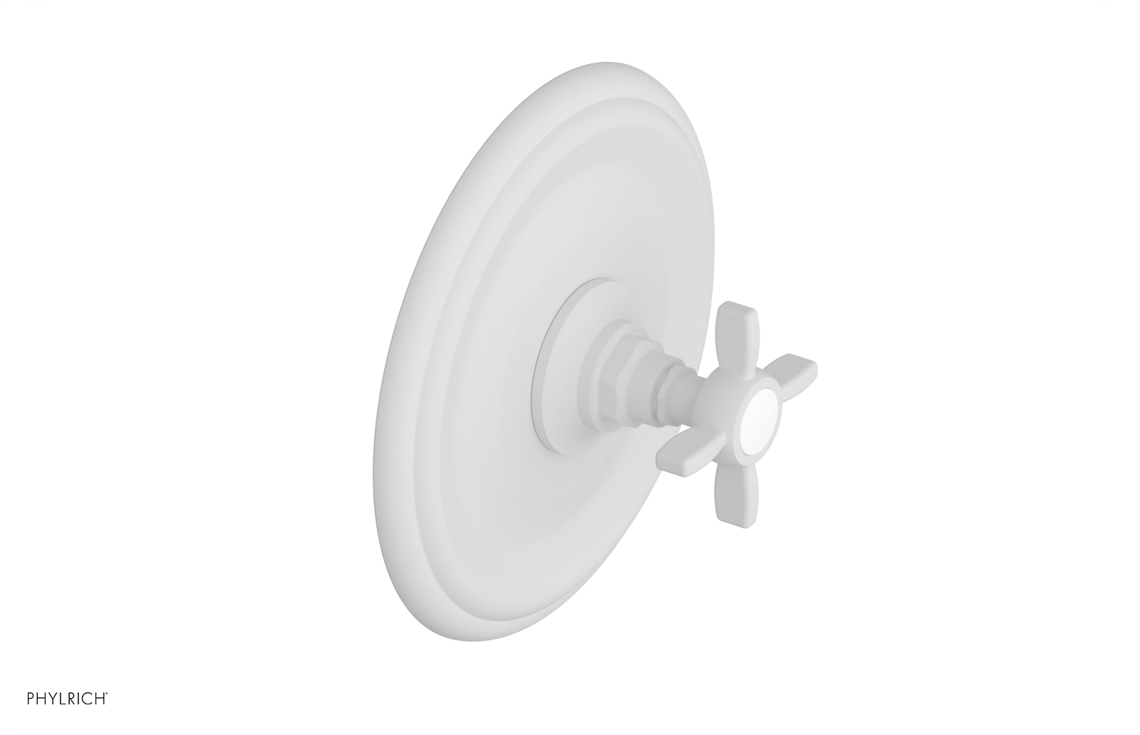 Phylrich Jamestown Thermostatic or Pressure Balance Shower Plate and Handle Trim