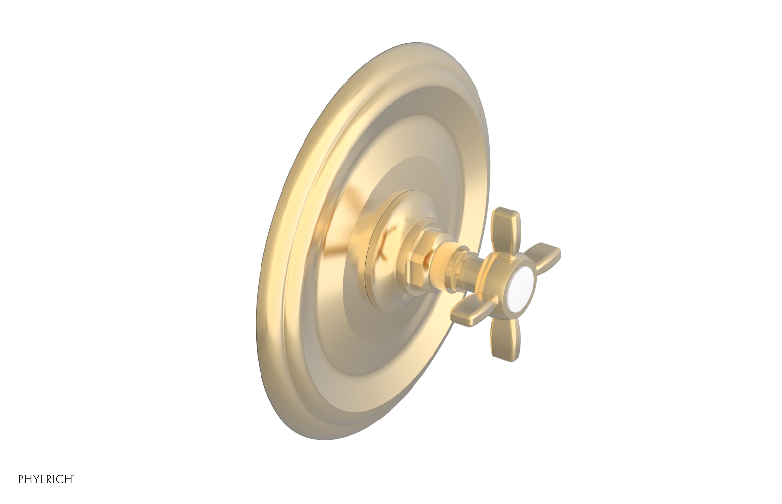 Phylrich Jamestown Thermostatic or Pressure Balance Shower Plate and Handle Trim