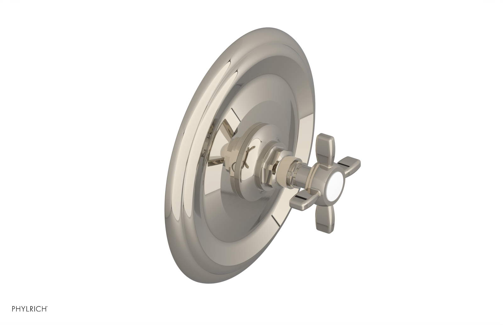 Phylrich Jamestown Thermostatic or Pressure Balance Shower Plate and Handle Trim