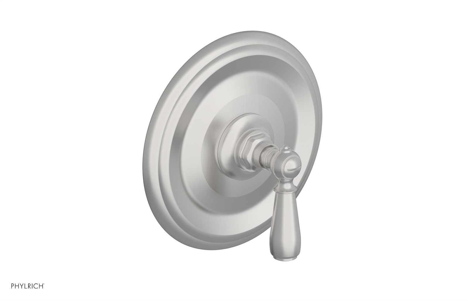 Phylrich Jamestown Thermostatic or Pressure Balance Shower Plate and Handle Trim