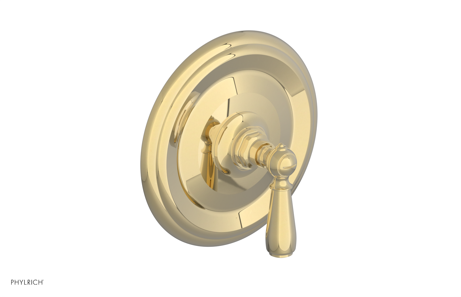 Phylrich Jamestown Thermostatic or Pressure Balance Shower Plate and Handle Trim