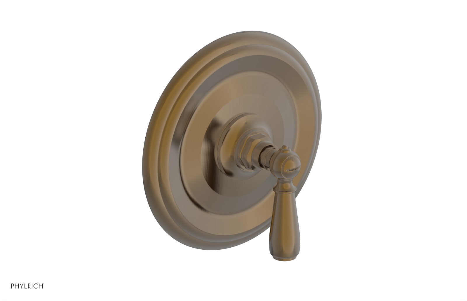 Phylrich Jamestown Thermostatic or Pressure Balance Shower Plate and Handle Trim