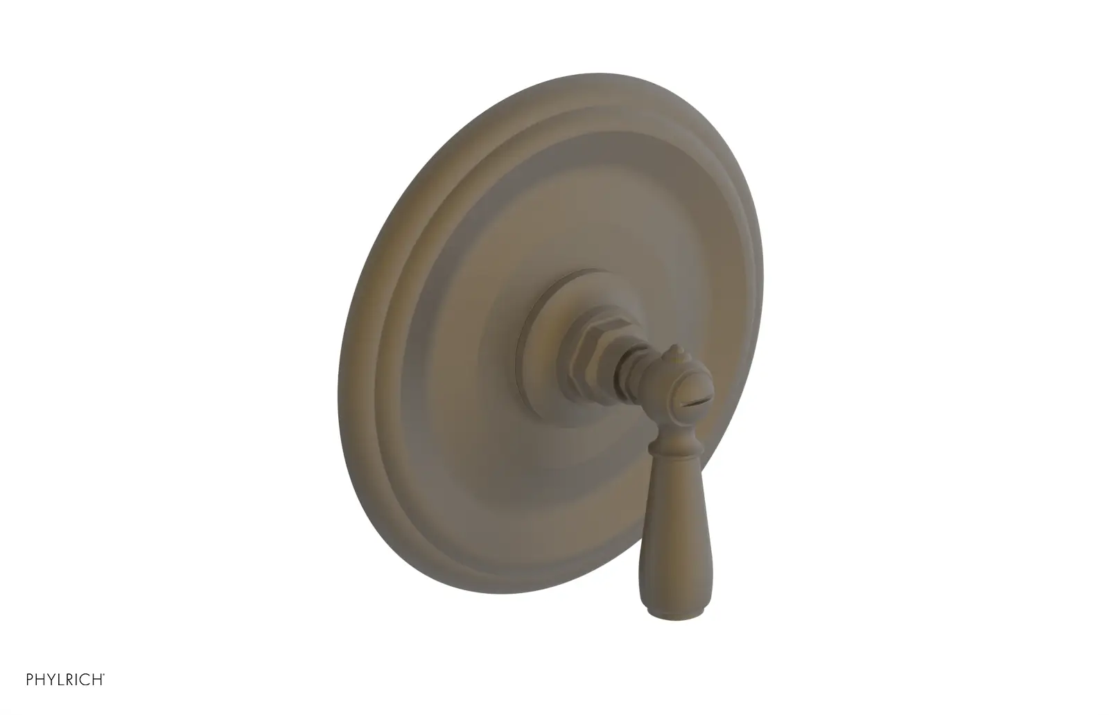 Phylrich Jamestown Thermostatic or Pressure Balance Shower Plate and Handle Trim by Phylrich