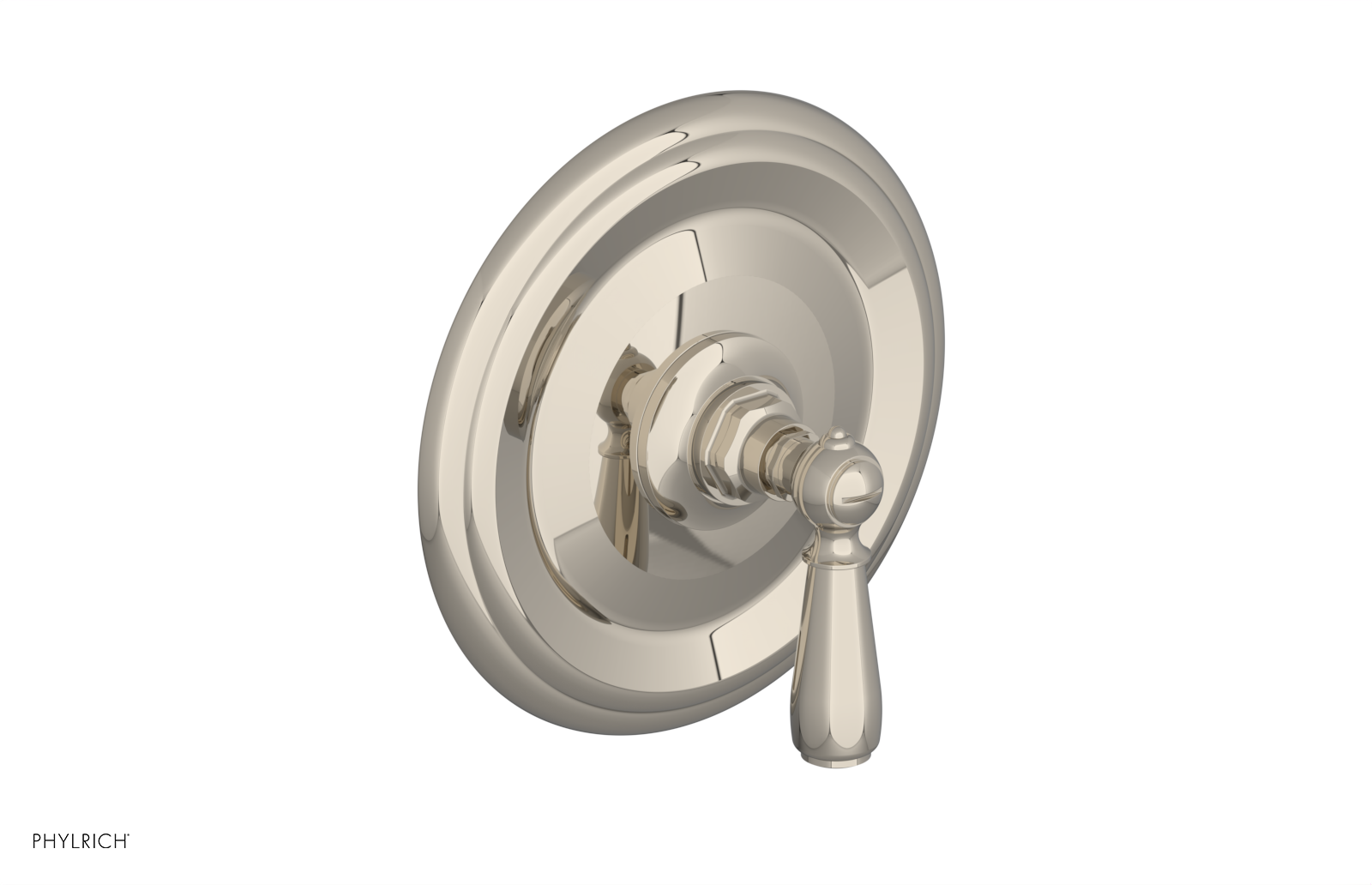 Phylrich Jamestown Thermostatic or Pressure Balance Shower Plate and Handle Trim