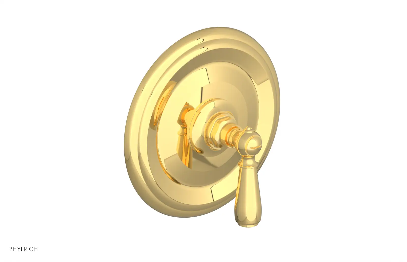 Phylrich Jamestown Thermostatic or Pressure Balance Shower Plate and Handle Trim by Phylrich