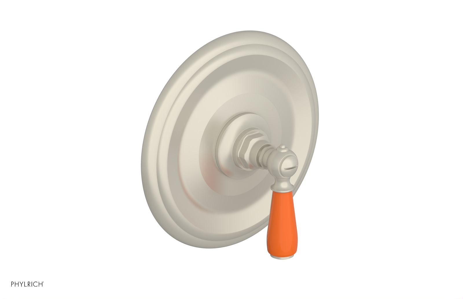 Phylrich Jamestown Thermostatic or Pressure Balance Shower Plate and Handle Trim