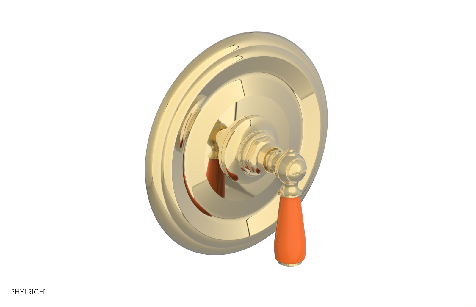 Phylrich Jamestown Thermostatic or Pressure Balance Shower Plate and Handle Trim