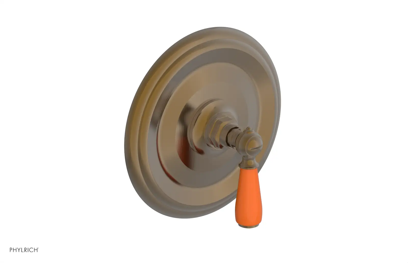 Phylrich Jamestown Thermostatic or Pressure Balance Shower Plate and Handle Trim by Phylrich