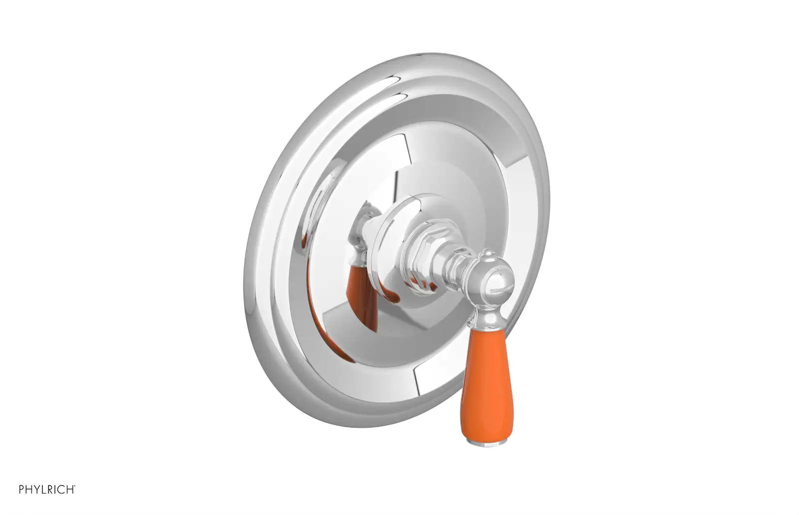 Phylrich Jamestown Thermostatic or Pressure Balance Shower Plate and Handle Trim by Phylrich