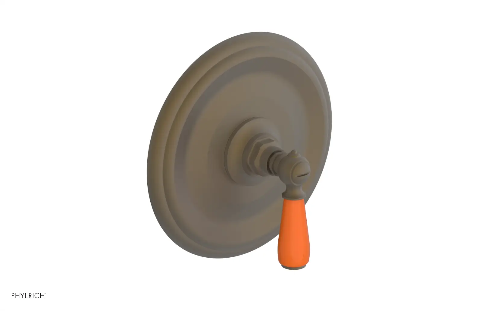 Phylrich Jamestown Thermostatic or Pressure Balance Shower Plate and Handle Trim by Phylrich