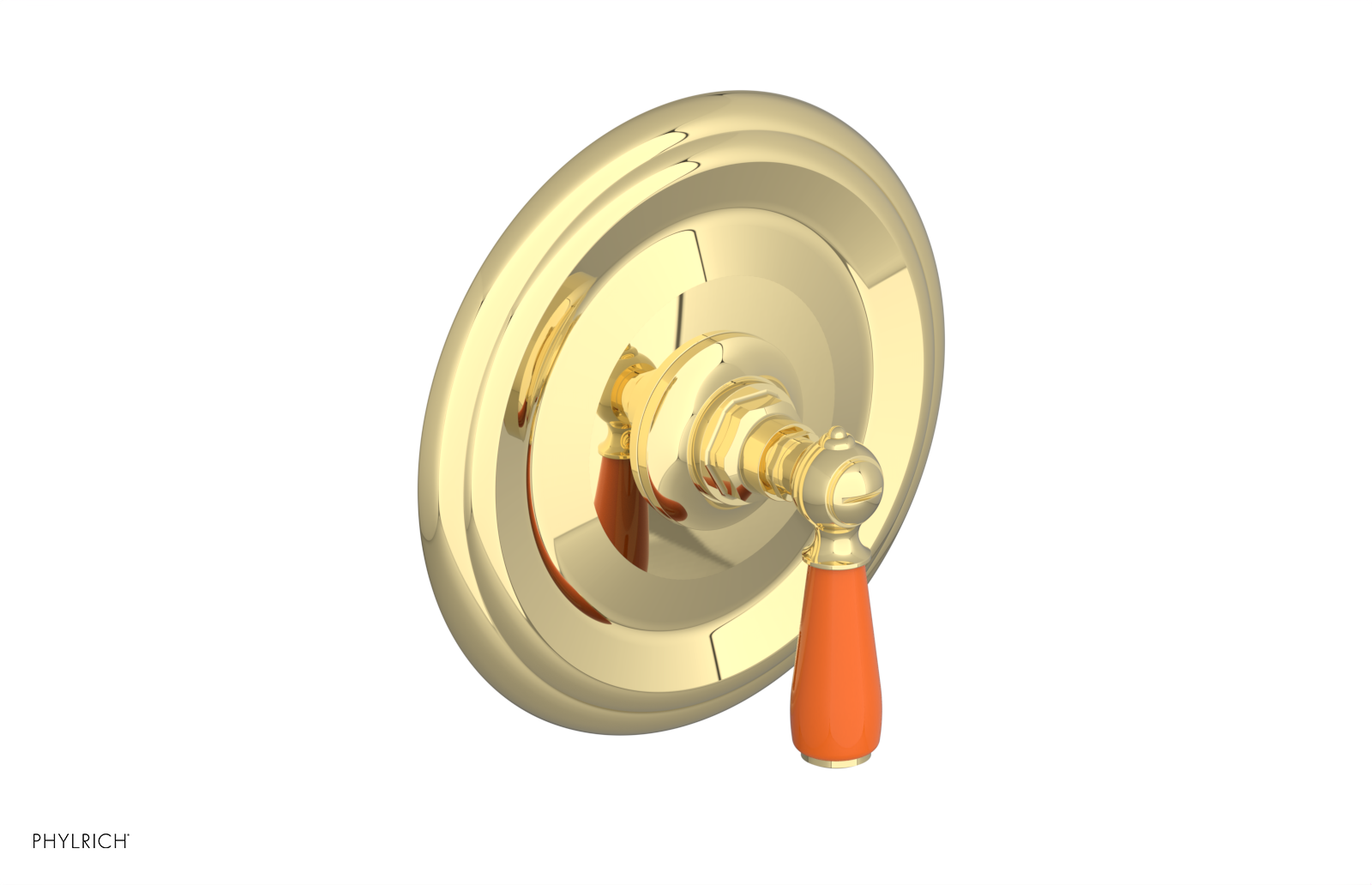 Phylrich Jamestown Thermostatic or Pressure Balance Shower Plate and Handle Trim