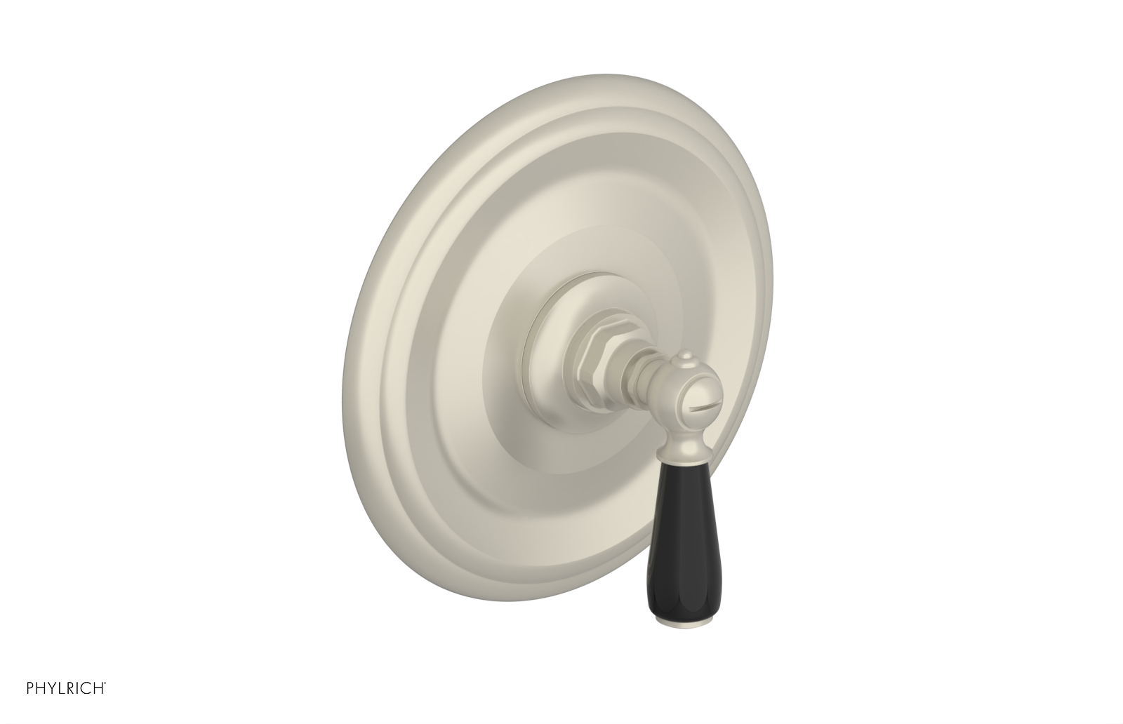 Phylrich Jamestown Thermostatic or Pressure Balance Shower Plate and Handle Trim