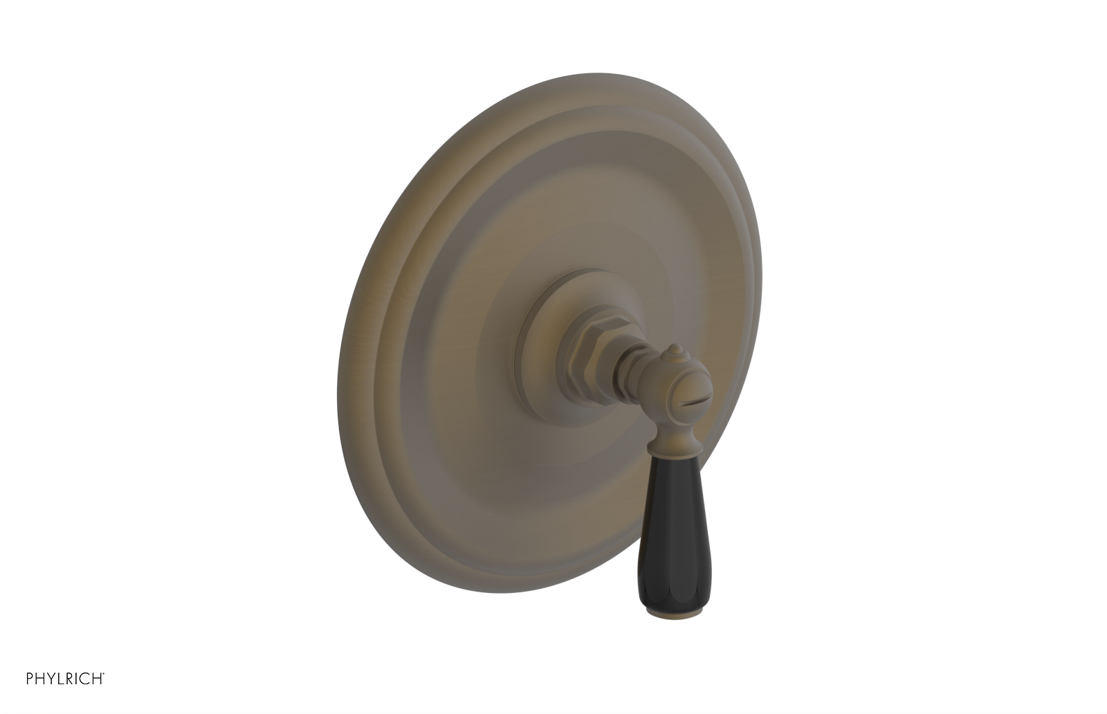 Phylrich Jamestown Thermostatic or Pressure Balance Shower Plate and Handle Trim