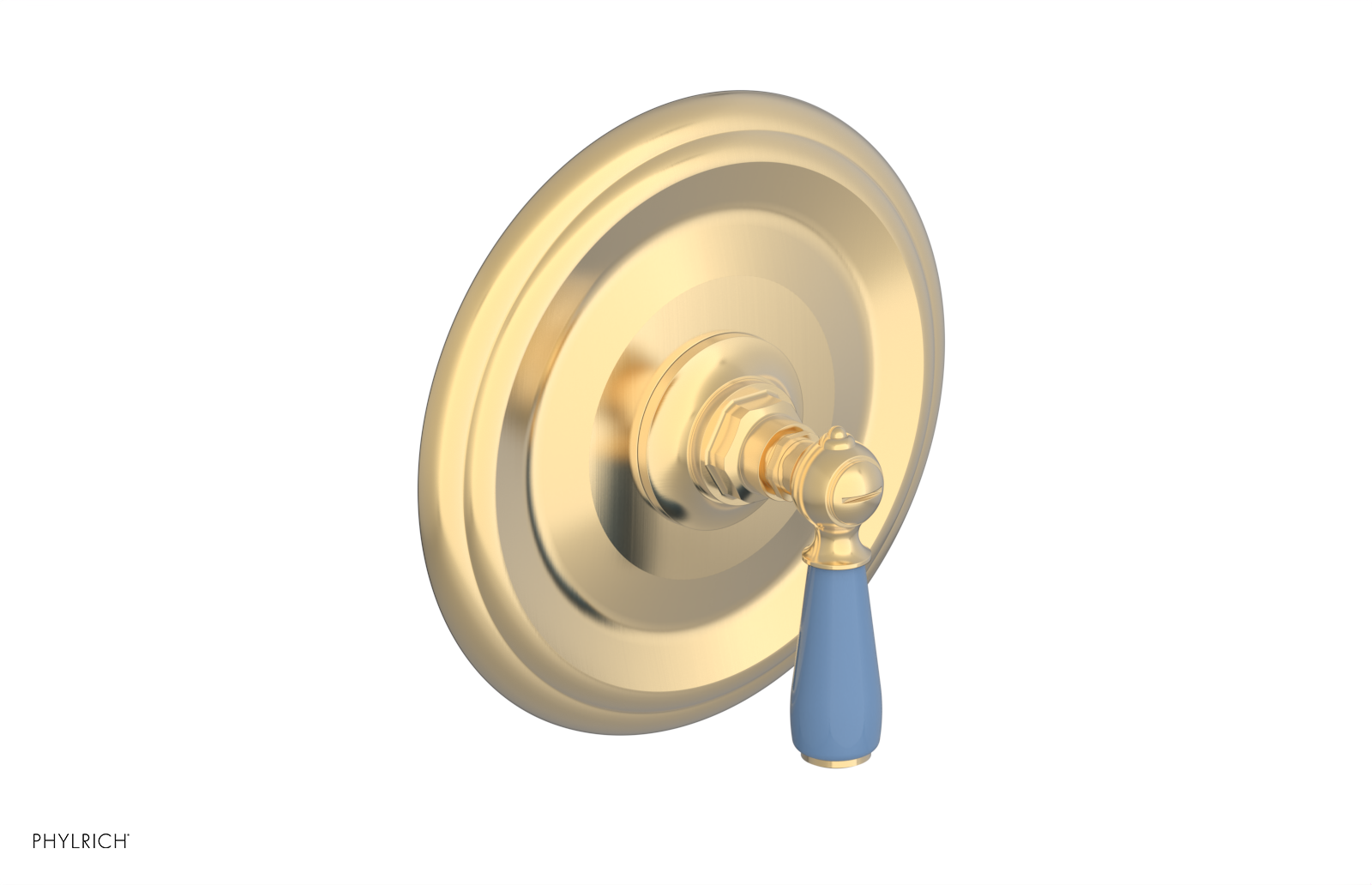 Phylrich Jamestown Thermostatic or Pressure Balance Shower Plate and Handle Trim