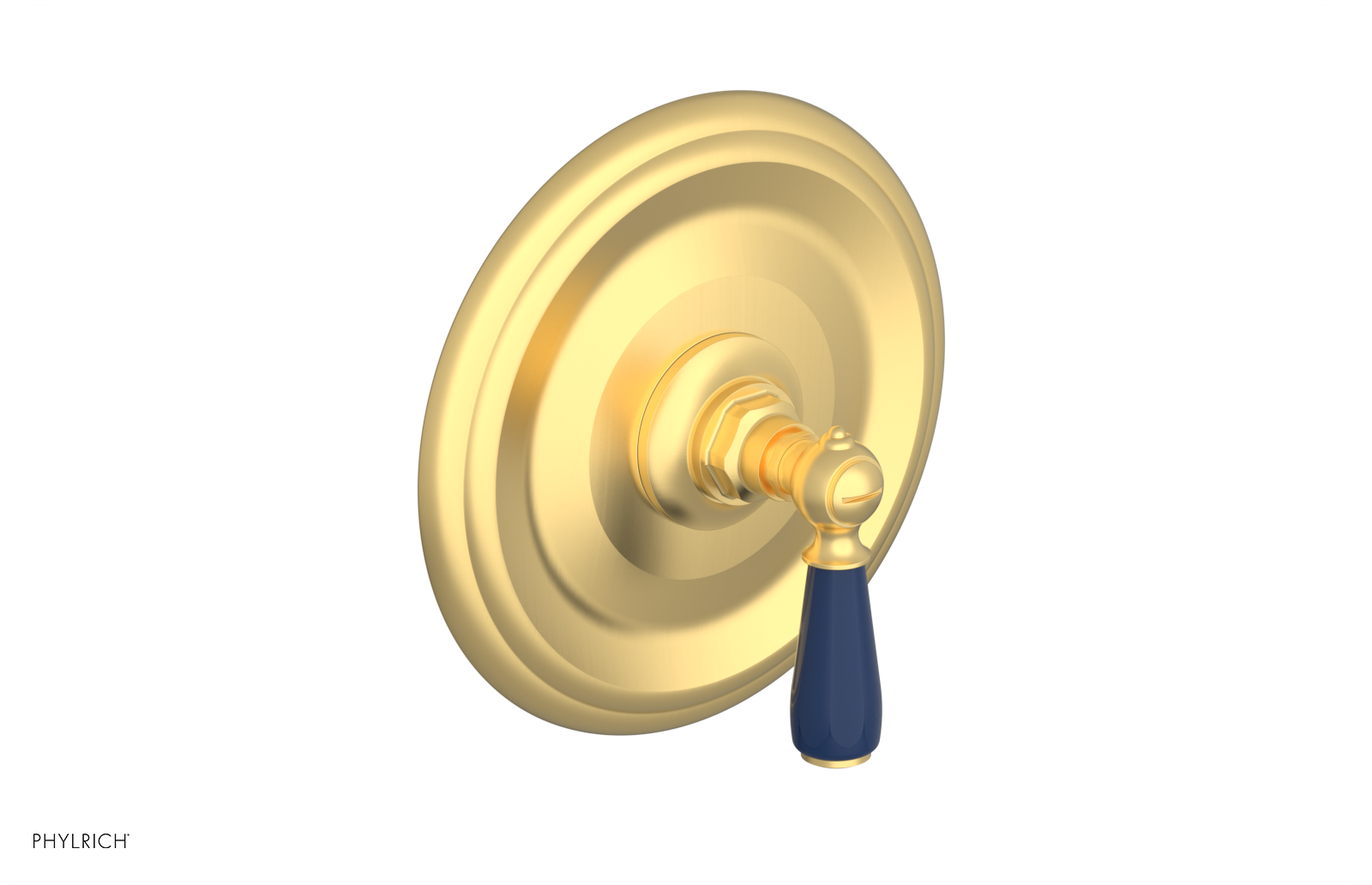 Phylrich Jamestown Thermostatic or Pressure Balance Shower Plate and Handle Trim