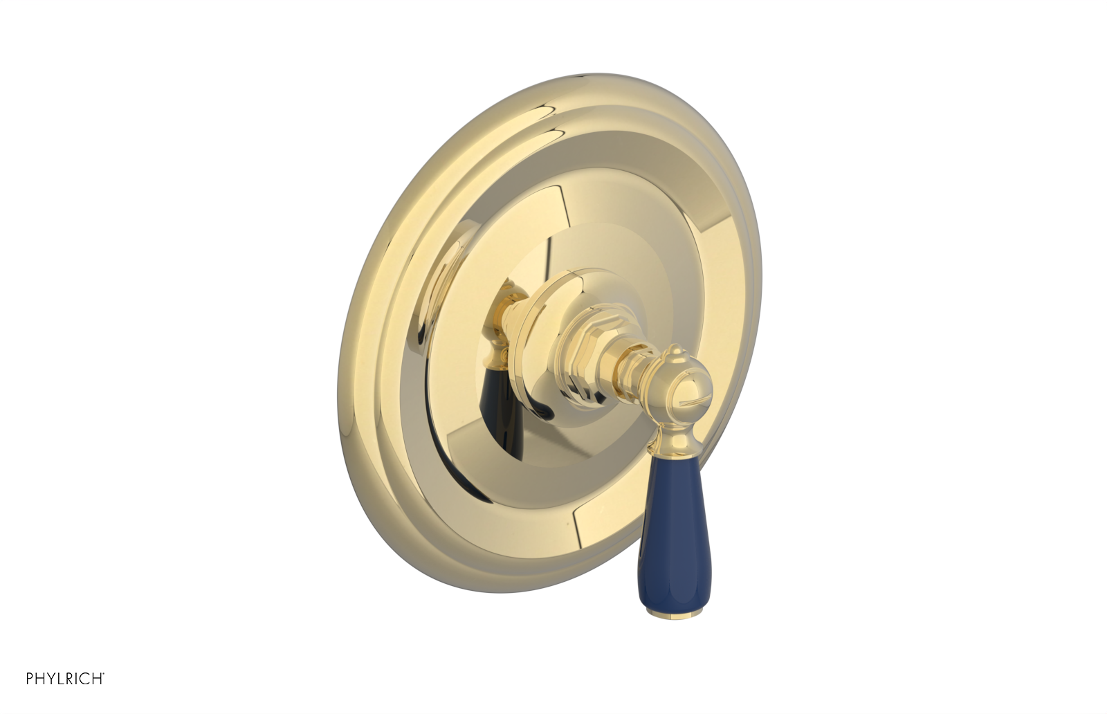 Phylrich Jamestown Thermostatic or Pressure Balance Shower Plate and Handle Trim