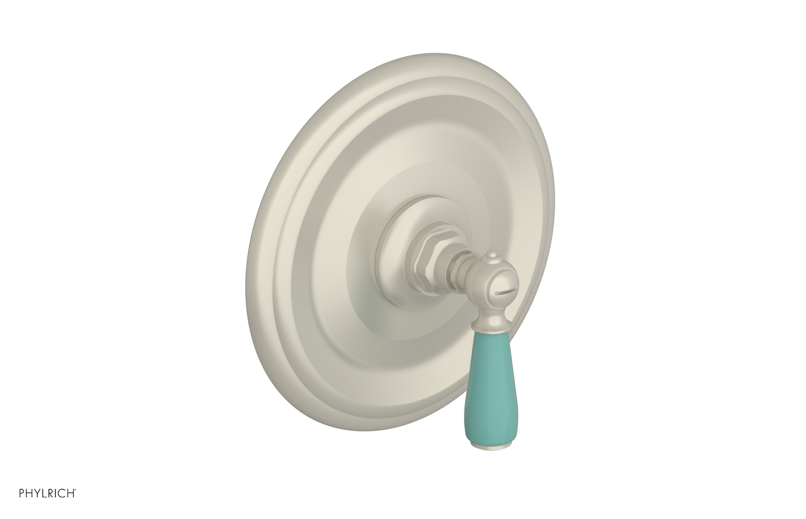 Phylrich Jamestown Thermostatic or Pressure Balance Shower Plate and Handle Trim