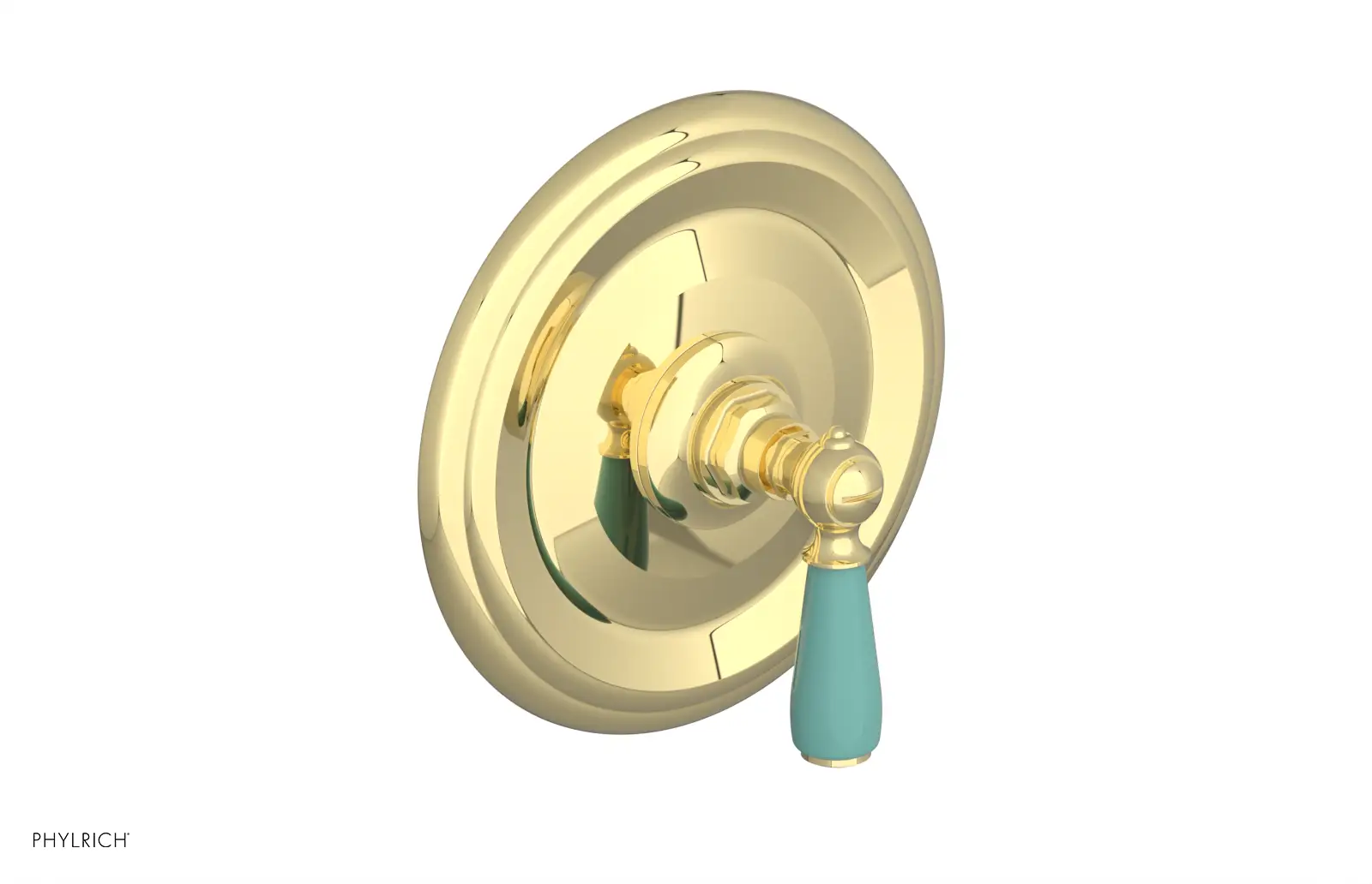 Phylrich Jamestown Thermostatic or Pressure Balance Shower Plate and Handle Trim by Phylrich