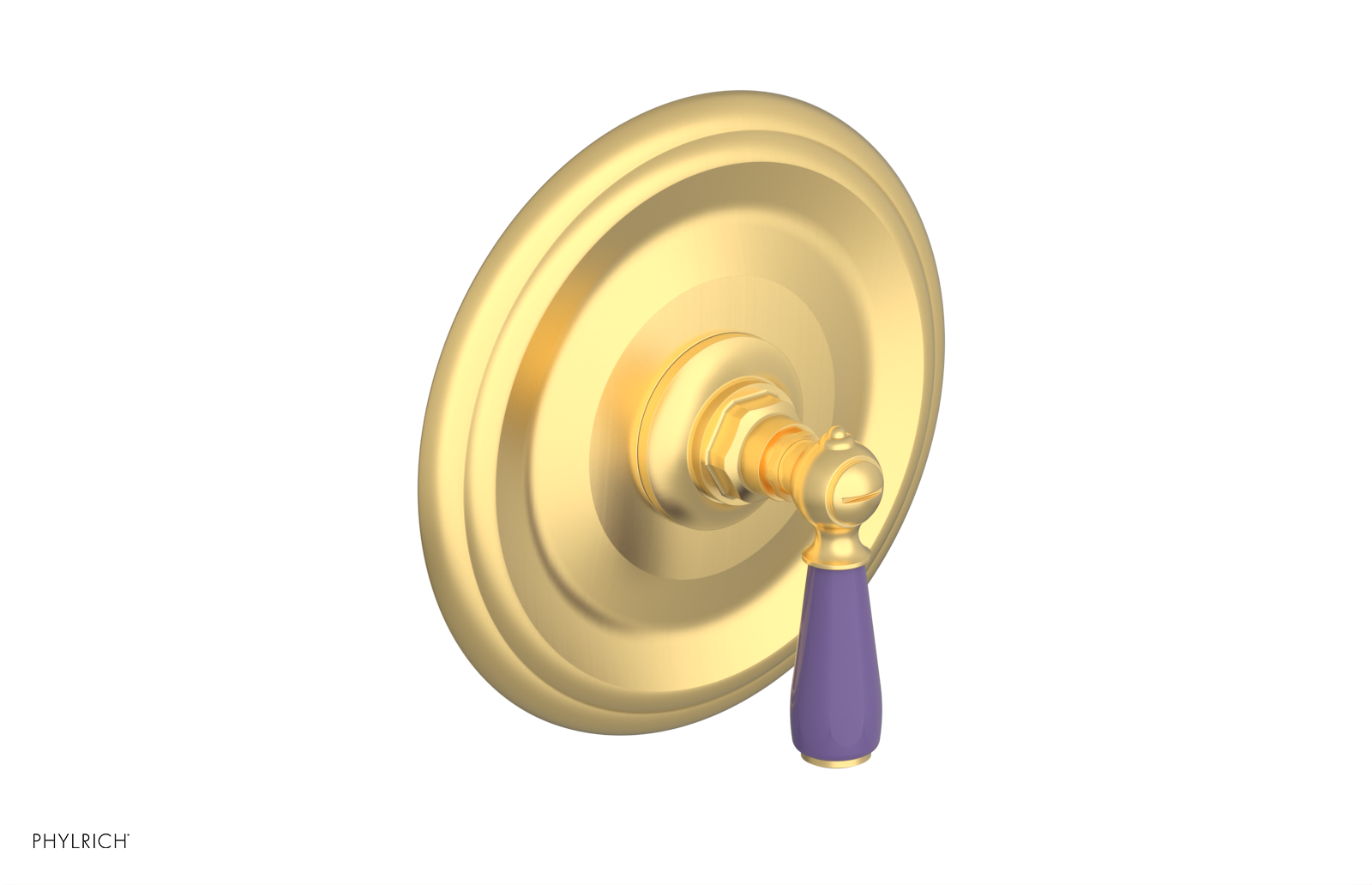 Phylrich Jamestown Thermostatic or Pressure Balance Shower Plate and Handle Trim