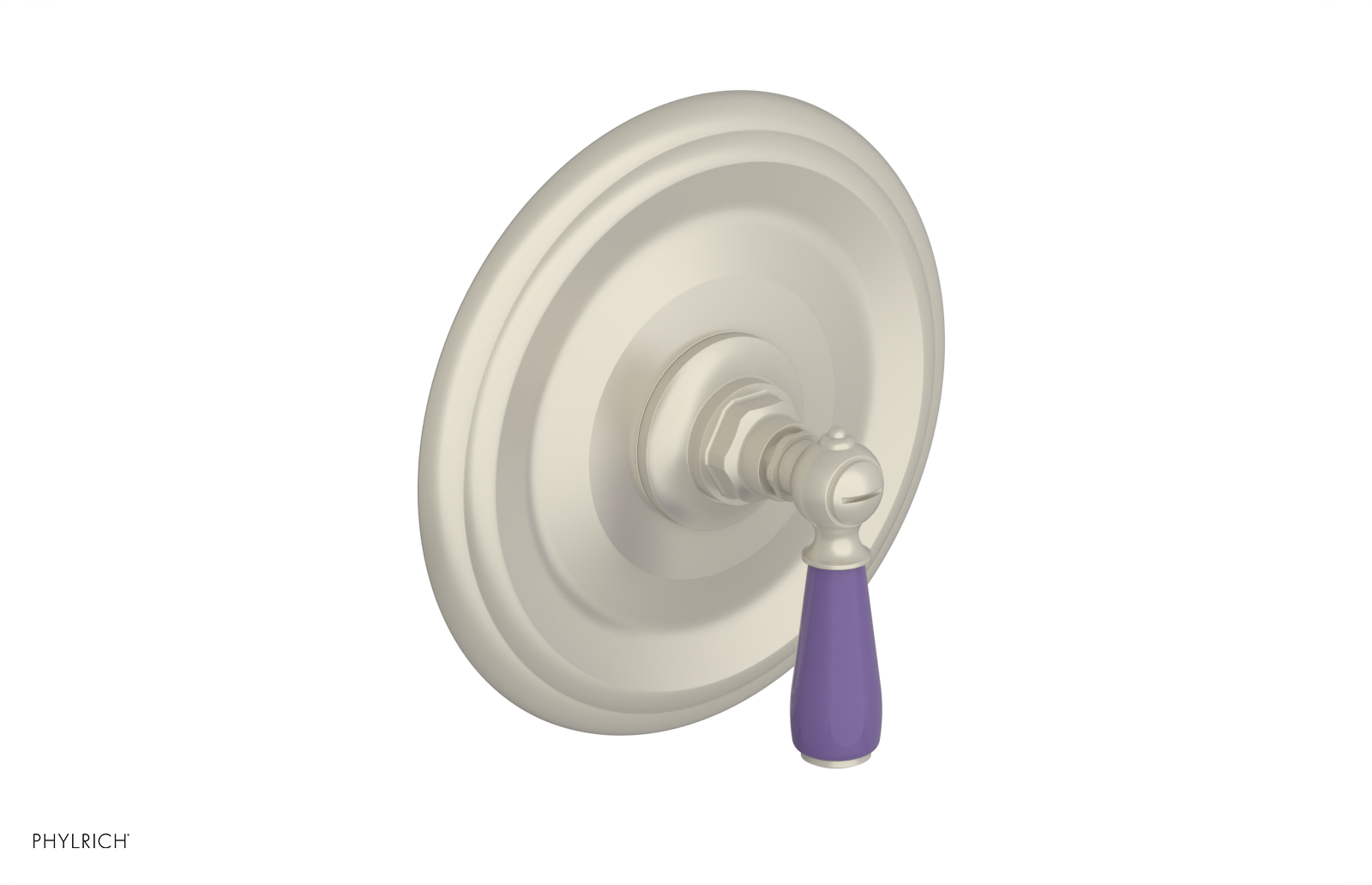 Phylrich Jamestown Thermostatic or Pressure Balance Shower Plate and Handle Trim