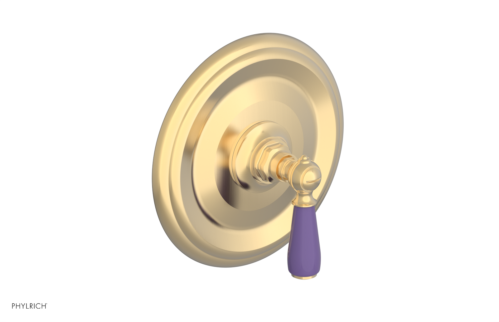 Phylrich Jamestown Thermostatic or Pressure Balance Shower Plate and Handle Trim