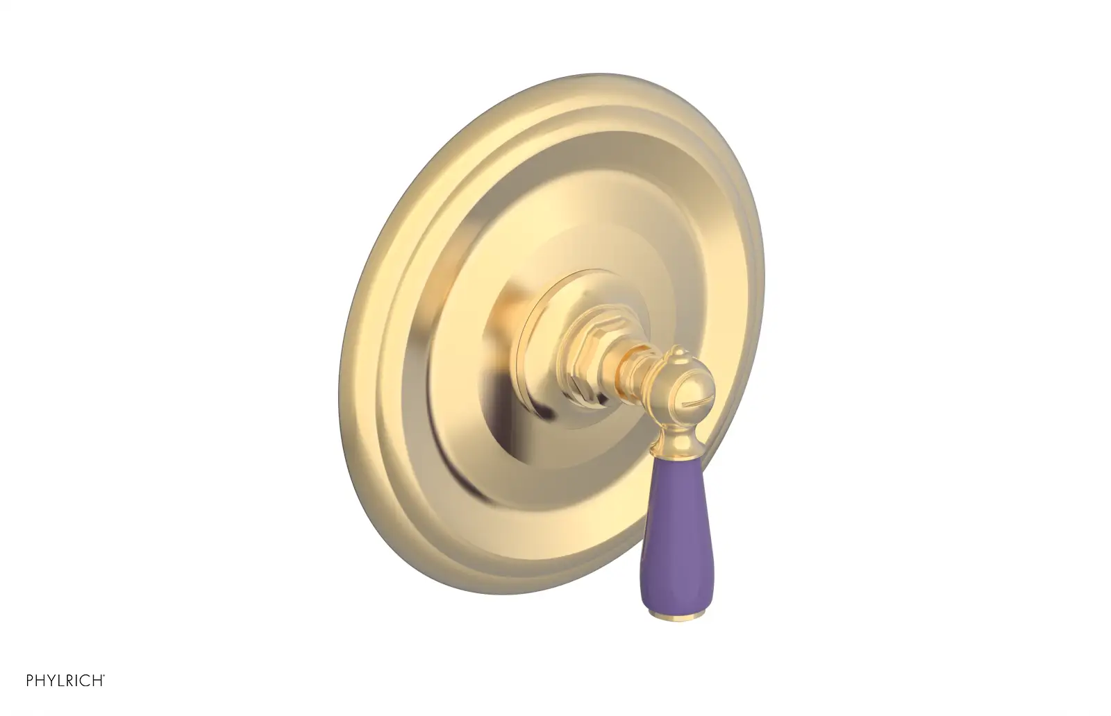 Phylrich Jamestown Thermostatic or Pressure Balance Shower Plate and Handle Trim by Phylrich