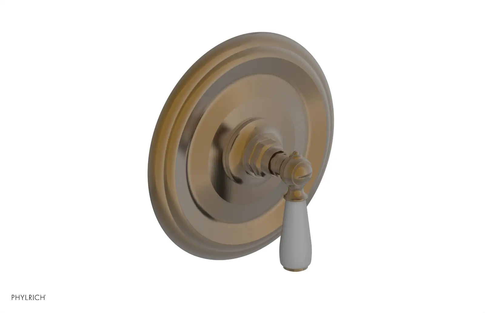 Phylrich Jamestown Thermostatic or Pressure Balance Shower Plate and Handle Trim by Phylrich