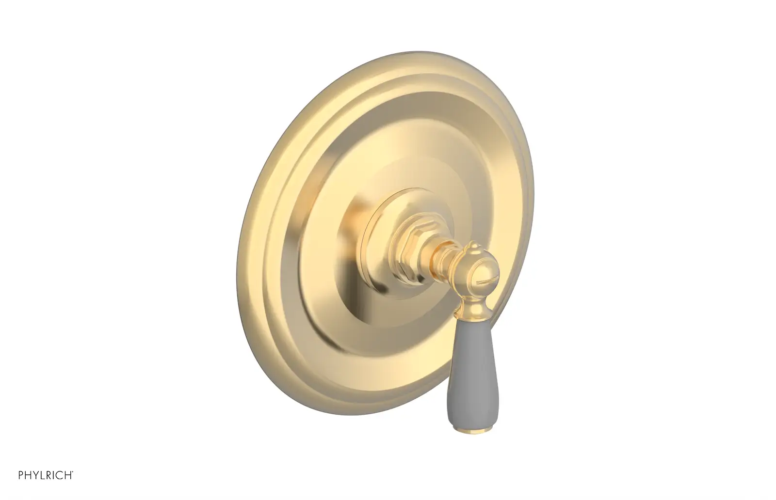 Phylrich Jamestown Thermostatic or Pressure Balance Shower Plate and Handle Trim by Phylrich