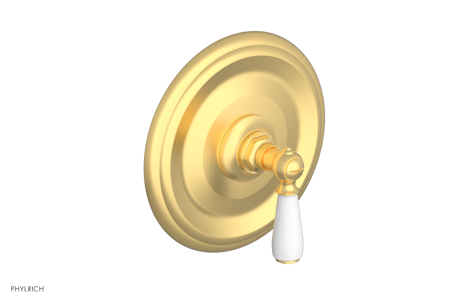 Phylrich Jamestown Thermostatic or Pressure Balance Shower Plate and Handle Trim